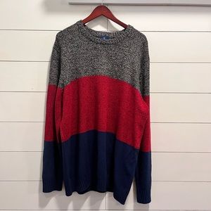 Old Navy • stripe long sleeve pullover sweater • XXL